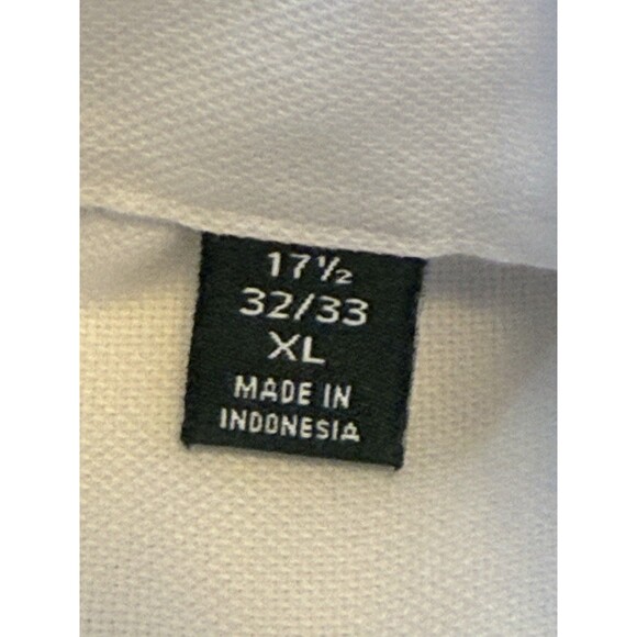 Lauren Ralph Lauren Mens White Button Down Long Sleeve Shirt XL 17 1/2 32/33 - Picture 4 of 12